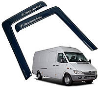 Ветровики, дефлекторы боковых окон Mercedes Sprinter 1995-2006 Г образные (скотч) AV-Tuning