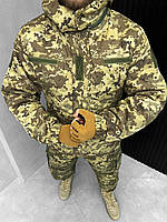 Тактический костюм пиксель теплая армейская форма, Одежда для военнослужащих комплект ВСУ Pixel