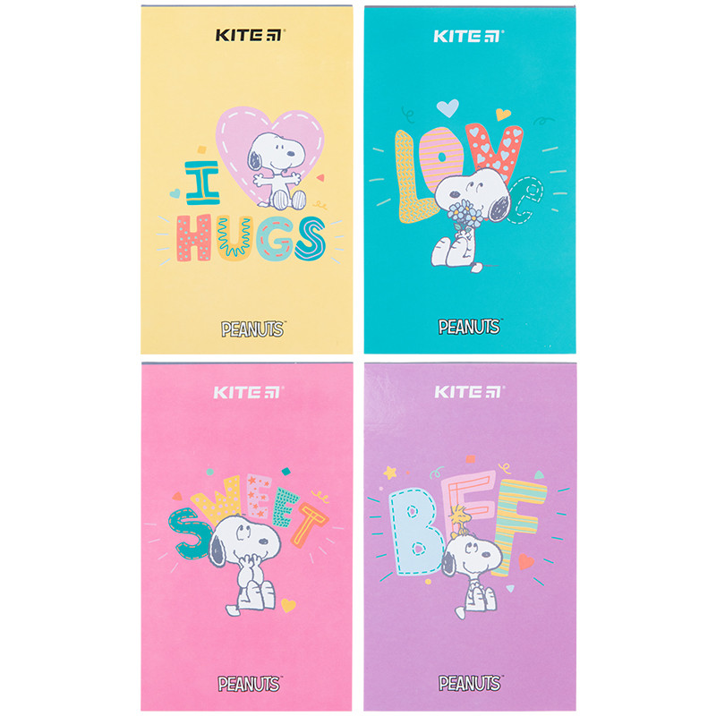 Блокнот-планшет Kite Peanuts Snoopy SN23-195, A6, 50 аркушів, нелінований