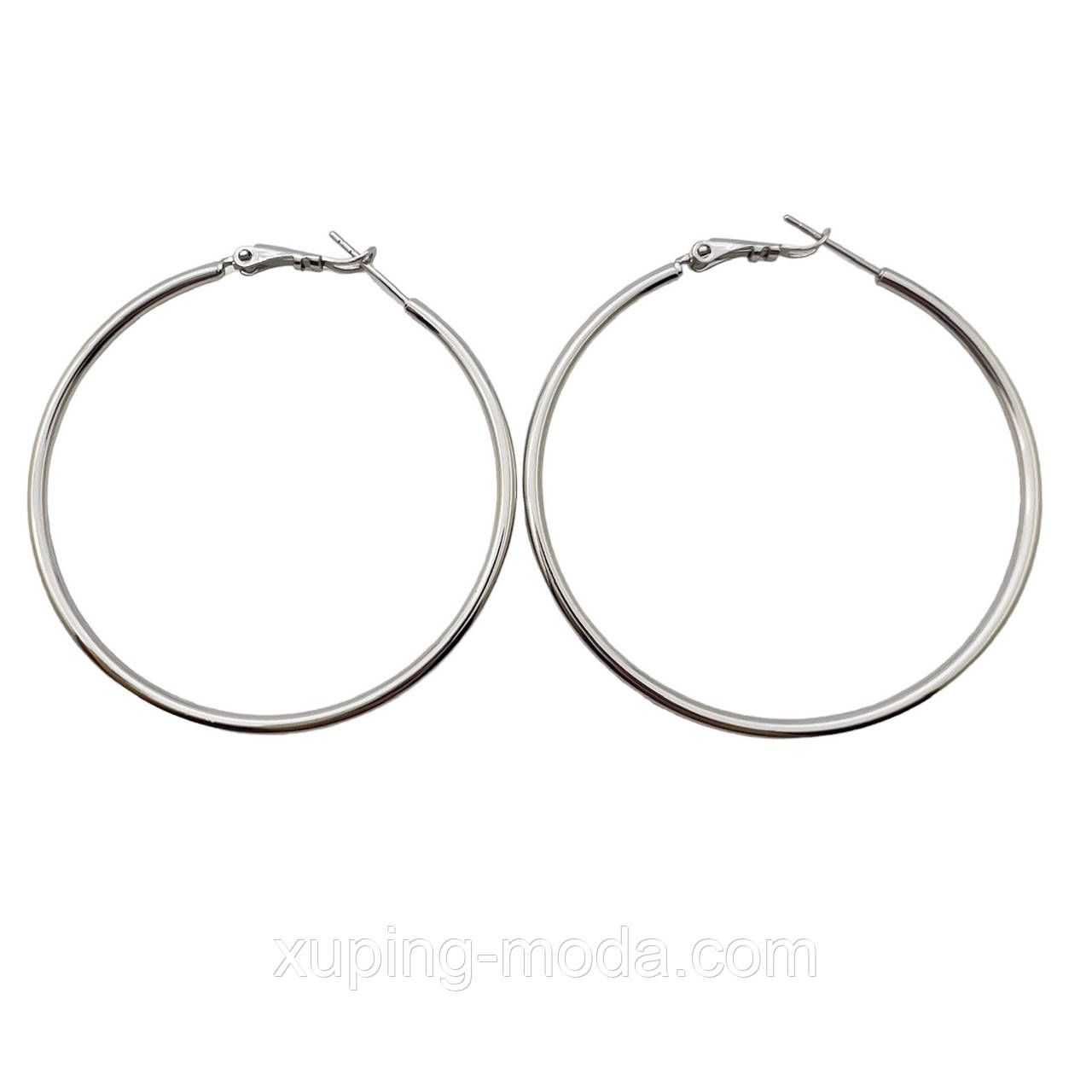 20 мм. Сережка кільця xuping. Родій, фото 1