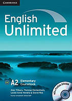 English Unlimited Elementary Coursebook with e-Portfolio DVD-ROM