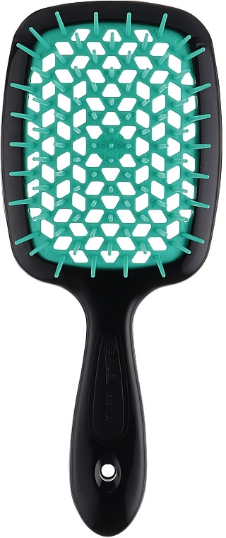 Розчіска для волосся Janeke Superbrush 71SP234 TFF, чорний з бірюзовим