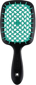Розчіска для волосся Janeke Superbrush 71SP234 TFF, чорний з бірюзовим