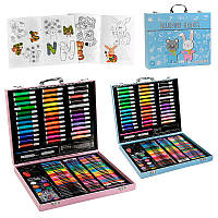 Дитячий набір для малювання у валізі С 49383, 152 предмети, 2 кольори