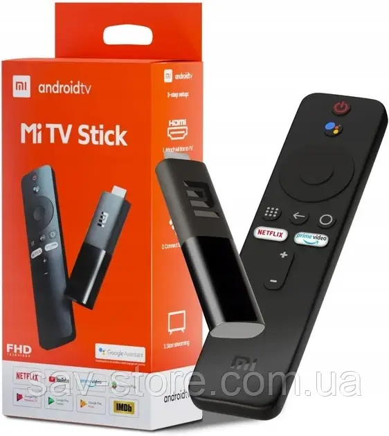 HD Медіаплеєр Xiaomi Mi TV Stick (Глобальна,міжнародна версія) MDZ-24-AA