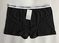 Мужские черные трусы боксеры Calvin Klein. Мужское белье.