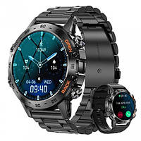 Смарт часы Умные часы для мужчины с 2 ремешками в комплекте Smart Delta K52 Black