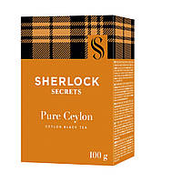 Чорний цейлонський чай Sherlock Secrets Pure Ceylon 100 грамів | Чай Річард у новому дизайні