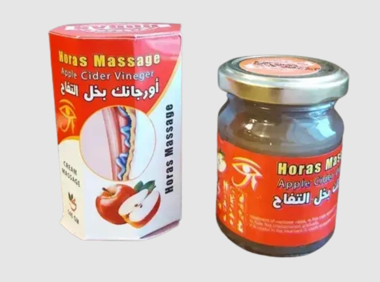 Мазь для вен Horas Massage cream with apple cider vinegar 145 мл