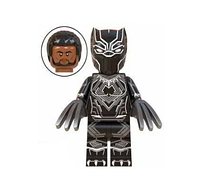 Лего фигурка супер герои Marvel / Марвел Лего минифигурка Чёрная Пантера