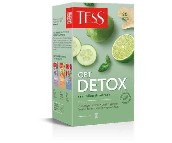 Чай зелений Get Detox у пакетиках 20 шт Tess 30 г