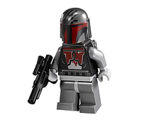 Лего фигурка Звездные войны / Star Wars - лего минифигурка красный мандалорец Дарт Мола