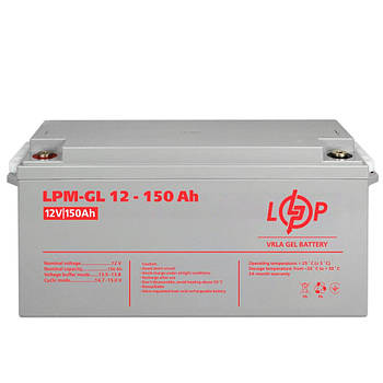 Акумулятор гелевий LPM-GL 12V - 150 Ah