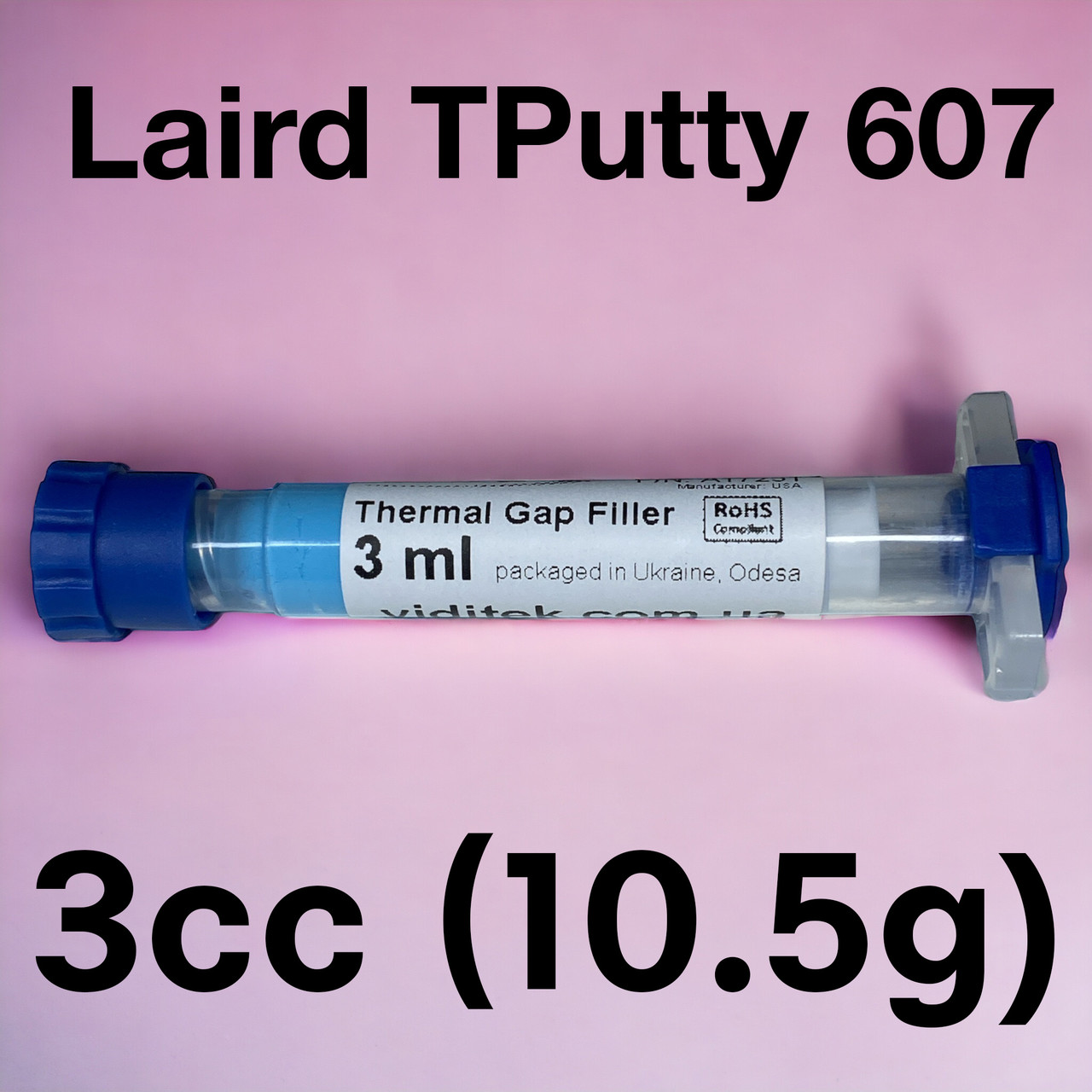 Термопрокладка рідка Laird TPutty 607 A17251 в пром шприці 3 мл (10.5 г)
