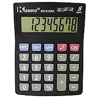 Калькулятор настольный средний Kenko 6193A 8-разрядный (138х103х26мм)