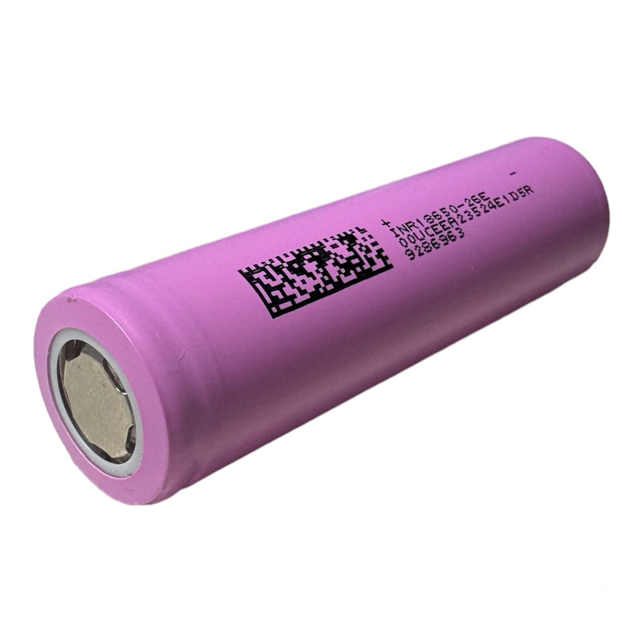 Акумулятор літієвий Li-Ion 18650 4,2V INR 5C 30mΩ 2600mAh Реальна для складання (код: INR1865026E)