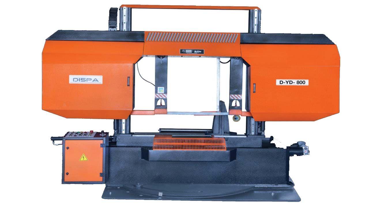 Напівавтоматична двохколонна стрічкова пилка DISPA MAKINA D-YD 800