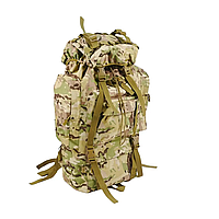 Штурмовой влагостойкий рюкзак койот 80 л, качественный рюкзак с алюминиевым каркасом и системой Молли