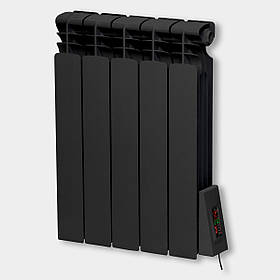 Електричний радіатор Flyme Elite Black 5R секцій / 650 Вт / праве підключення
