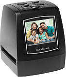 Сканер для фотоплівки та слайдів 35 мм із РК, слайд-сканер 135 негативів, фото 9