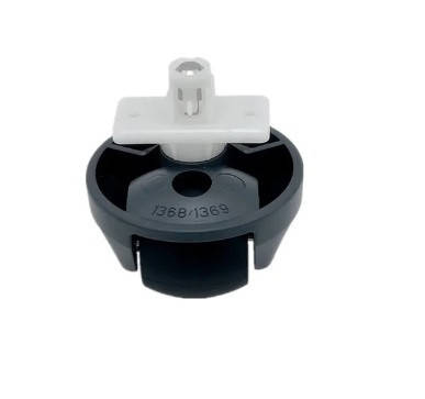 Переднє колесо з кріпленням для робота-пилососа RoboRock S7 S8 Q5 Q7 Q8 Black, фото 3