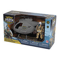 Игровой Набор "Солдаты" PATROL HELICOPTER Chap Mei 545301 фигурка с аксессуарами, Time Toys