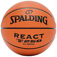 М'яч баскетбольний Spalding REACT TF-250 помаранчевий Уні 7 арт 76801Z