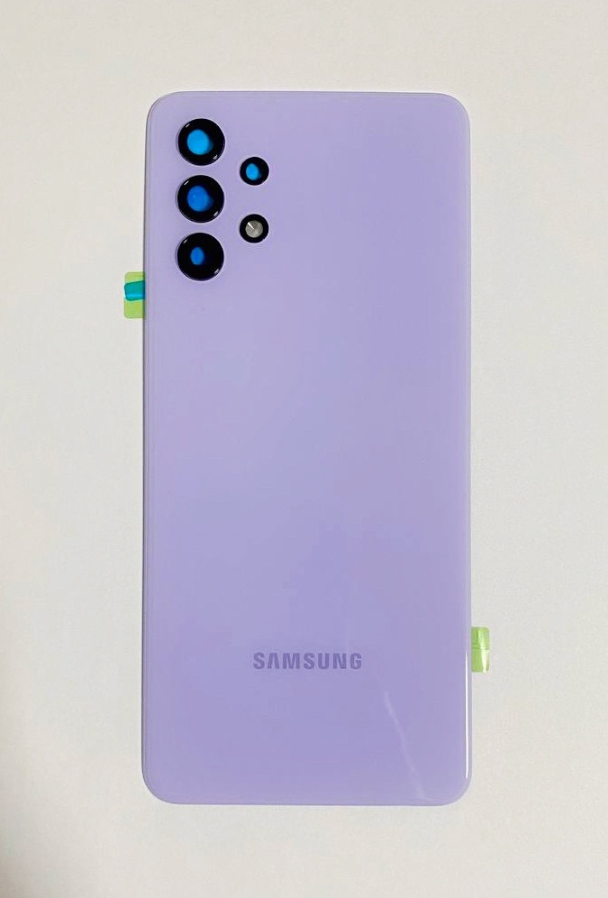 Задня кришка для Samsung A325F Galaxy A32 4G, фіолетова, Awesome Violet, оригінал (54) + скло камери, фото 1