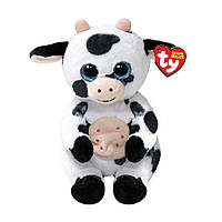 Мягкая игрушка Корова "COW" TY Beanie Bellies 41287, 25 см , Land of Toys