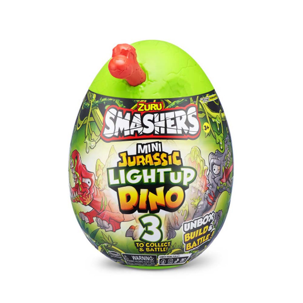 Дитяча іграшка Mini Jurassic Стегозавр Smashers 74107D у наборі з аксесуарами, Toyman