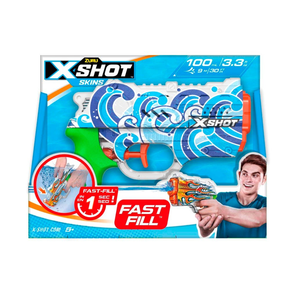 Водний бластер Fast FIill Sins Nano Hydra X-Shot 11853A об'єм 100 мл, Toyman