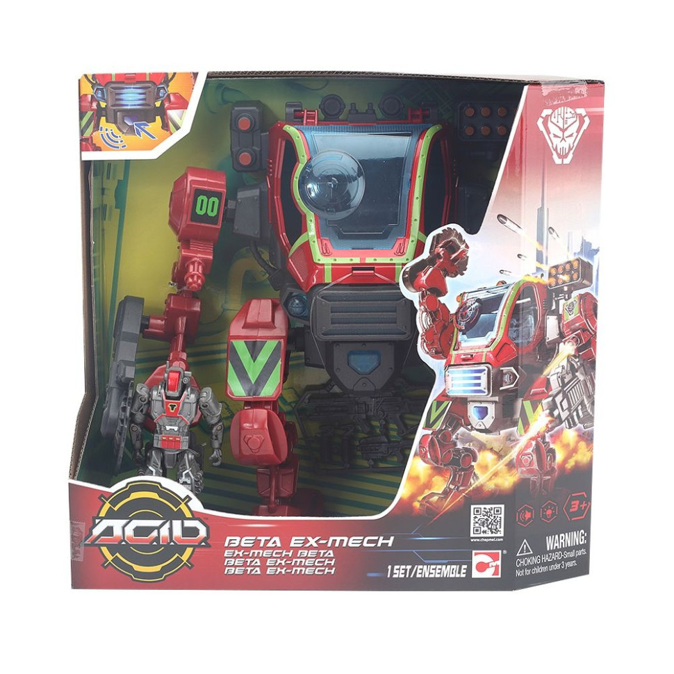 Ігровий набір БЕТА ЕКС-Робот A.C.I.D. 535202 зі світлом та звуком, Toyman