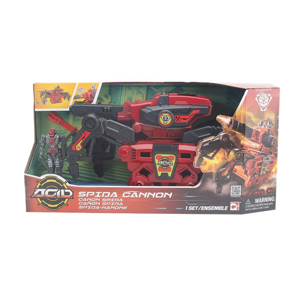 Ігровий набір Гармата СПАЙДА A.C.I.D. 535201 зі світлом та звуком, Toyman