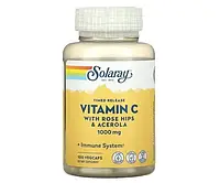 Витамин С двухфазное высвобождение Solaray (Vitamin C) 1000 мг 100 капсул