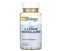 L-лизин Монолаурин Solaray (L-Lysine Monolaurin) 60 капсул