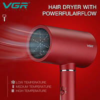 Фен с насадкой для прикорневого объема VGR V-431, Классический фен для волос, Электрический фен ZL-318 для