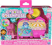 Игровой набор «Кошачья карнавальная комната» с фигуркой Китти Нарвал "Кукольный домик Габби" Gabby's Dollhouse