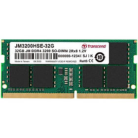 Transcend Пам'ять ноутбука DDR4 32GB 3200