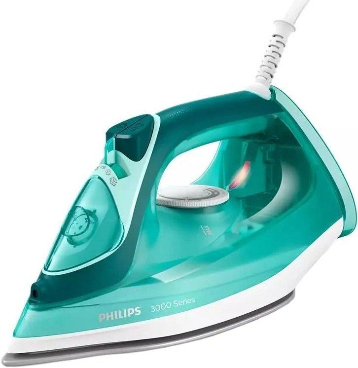 Праска Philips 3000 series з керамічною підошвою 2400Вт турбопар / постійний пар (DST3030/70), фото 1