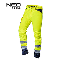 Брюки Hi Visibility 40% полиэстер+60% хлопок, 260 г/м2, размер L/52, Neo Tools (81-792-L)