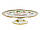 Тортівниця металева емальована з кришкою на ніжці 30 см BST 110644, фото 2