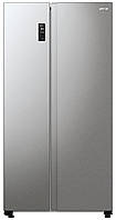 Gorenje Холодильник SBS 179х67х92см, 2 двері, 356( 191)л, А++, NF+, Інв. , зона св-ті, зовн. диспл, матовий