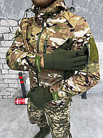 Камуфляжная мужская военная куртка Softshell осень зима, Тактическая и форменная одежда для армии мультикам