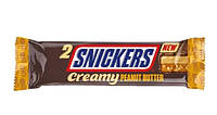 Батончик SNICKERS CREAMY арахісове масло 54,75г