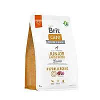 Brit Care (Бріт Кеа) Junior Large Breed Lamb & Rice -Сухий корм для цуценят великих порід з ягням і рисом 3кг