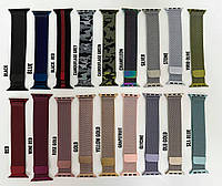 Ремешки миланская петля Print Milanese Loop 38-49mm размеры, 18 цветов Металлические ремешки