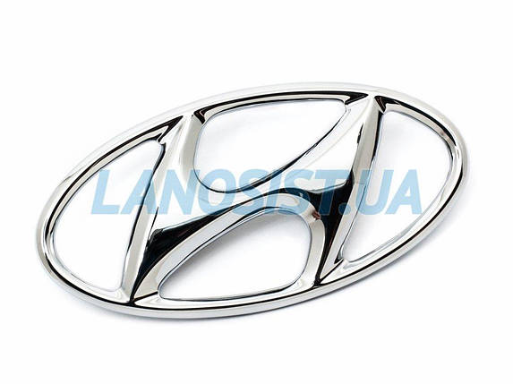 Емблема решітки радіатора H1 i20 i45 Sonata MOBIS 863004A910, фото 1