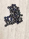 Бісер чеський, мікро. Пресциоза. №18 Колір бензин, перламутровий, переливається №440. Упаковка 10 грам., фото 2