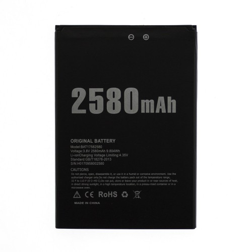 Акумулятор Doogee BAT17582580 для X20 / X20L - AAAA-Class, фото 1