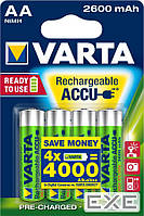 Аккумулятор Varta AA 2600mAh * 4 (05716101404)